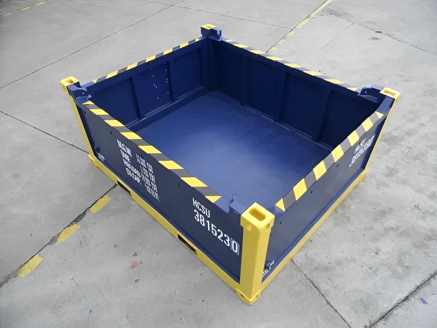 Conteneur offshore DNV 2.7-1 demi-hauteur open top 10 pieds – Image 3