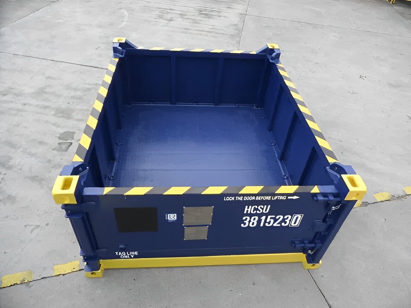 Conteneur offshore DNV 2.7-1 demi-hauteur open top 10 pieds – Image 4