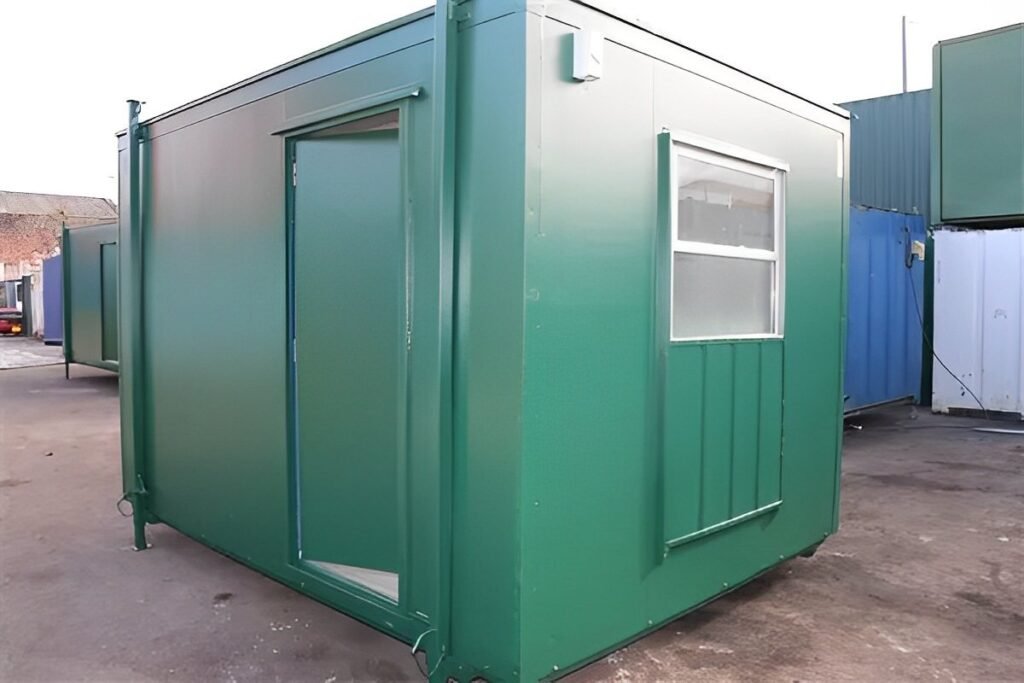 Cantine de chantier anti-vandalisme 12 pieds x 8 pieds en acier
