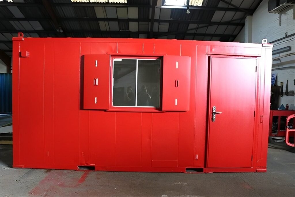 Bureau de chantier avec sanitaire 16 pieds x 9 pieds