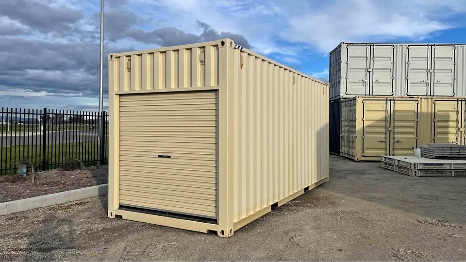 Conteneur High Cube 20 pieds avec porte enroulable