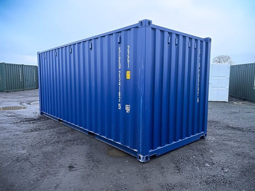 Conteneur maritime 20 pieds neuf (One Trip) – Bleu