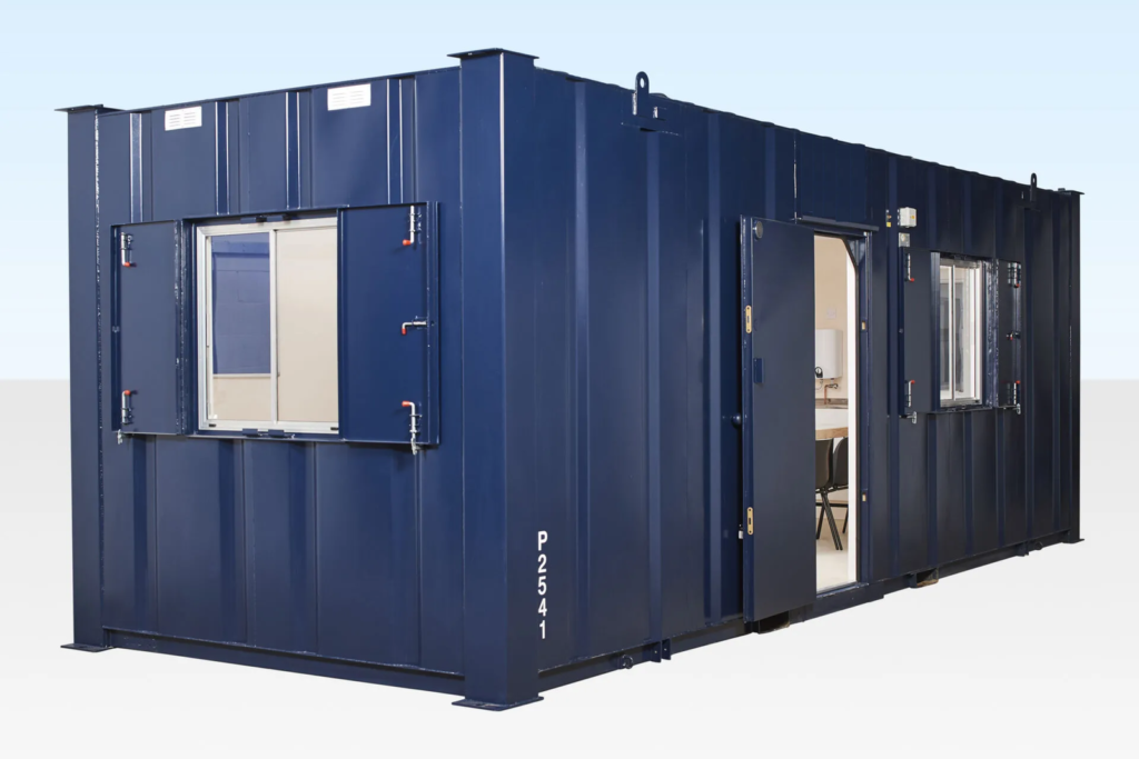 Cabine bureau/cantine acier 24 x 9 pieds