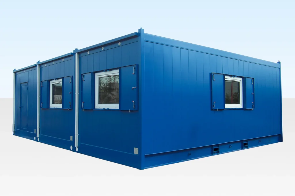 Bâtiment modulaire anti-vandalisme 3 travées