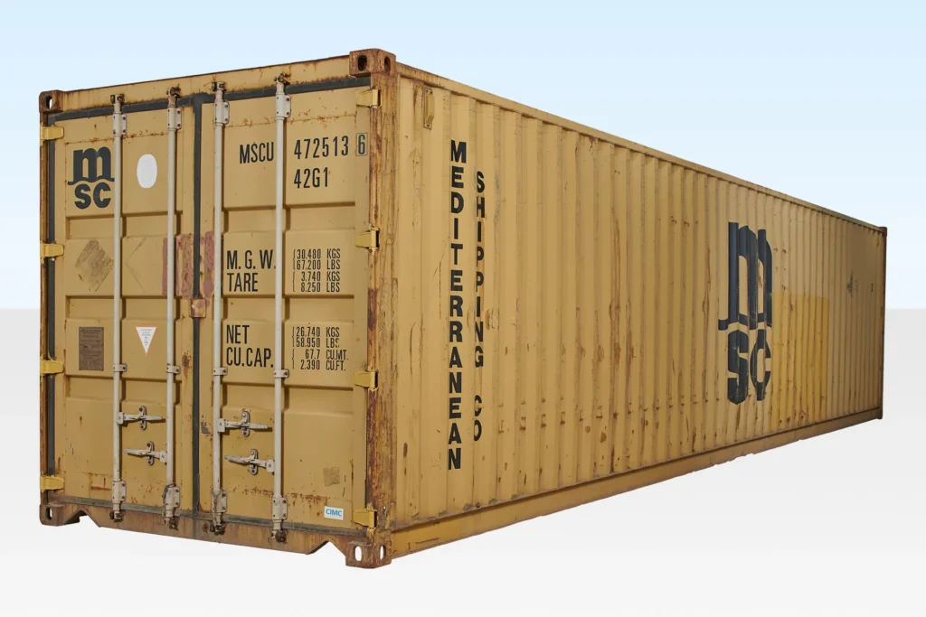 Conteneur maritime d'occasion polyvalent 30 pieds x 8 pieds