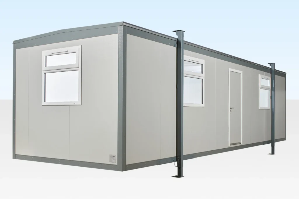 Cabine de bureau sur vérins 32 x 10 pieds, finition plastisol