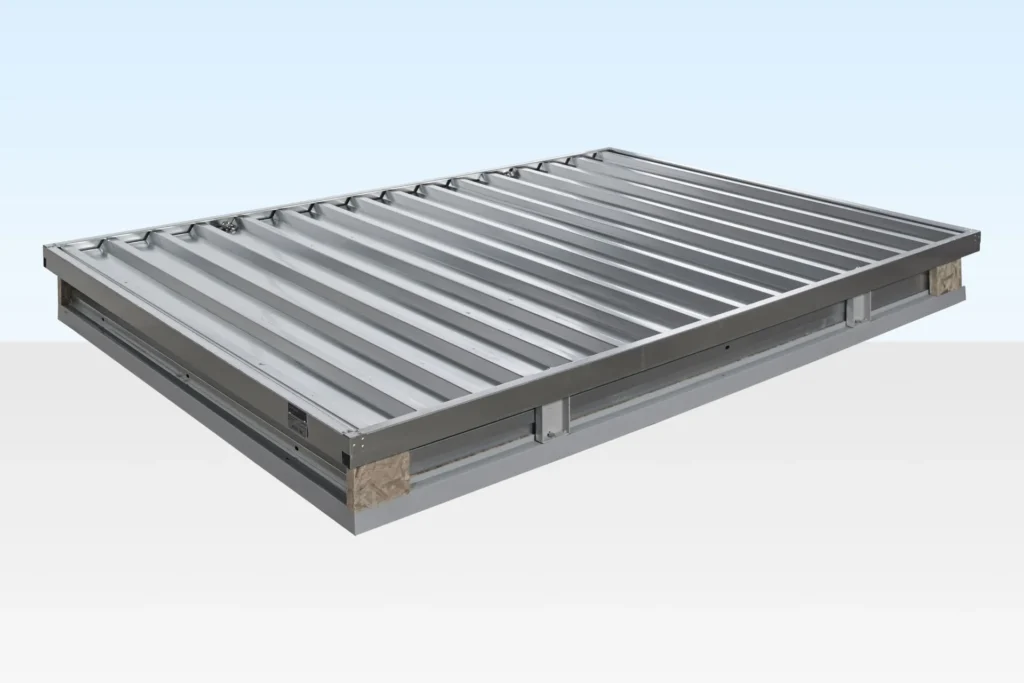 Conteneur de stockage pliable 3 x 2,1 m – Galvanise