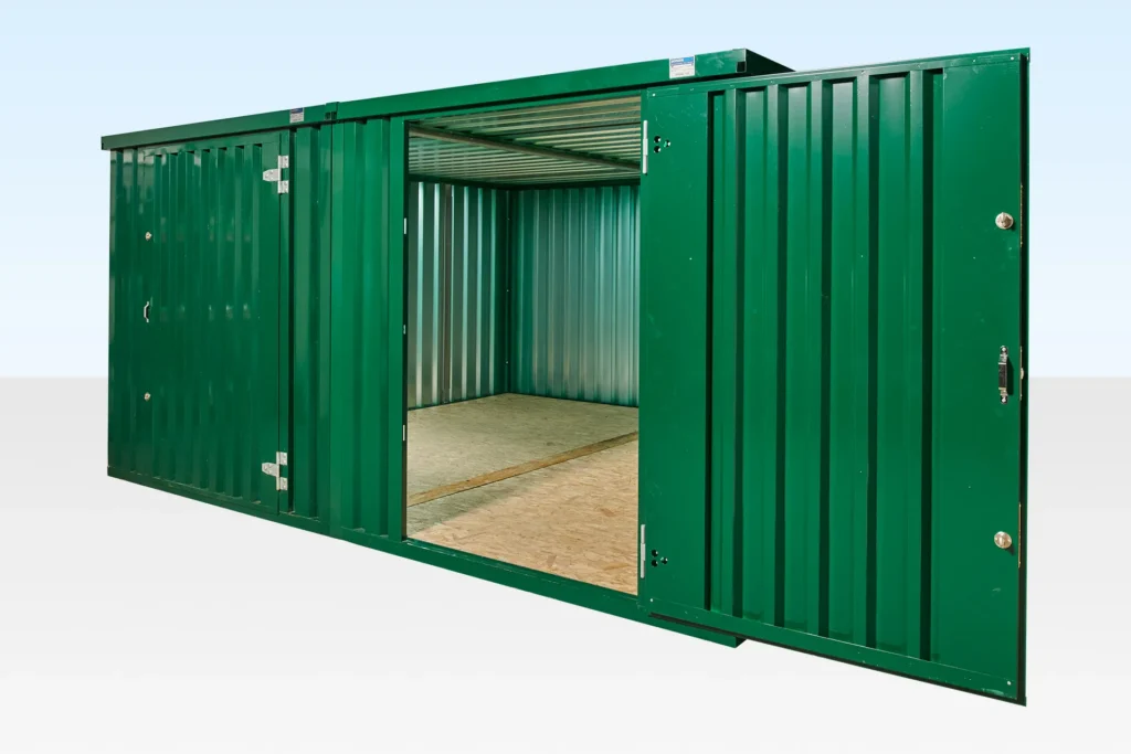 Duo de conteneurs pliables reliés 3 x 4,2 m – laqué