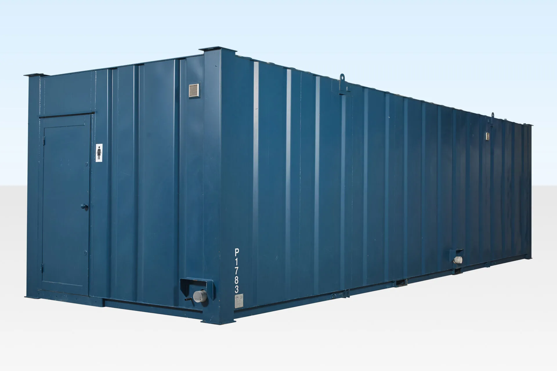 Cabine sanitaire acier 6+1 postes