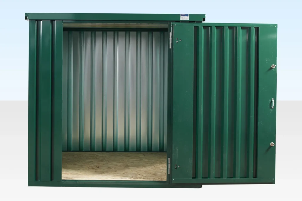 Conteneur de stockage métallique pliable thermolaqué 2 m