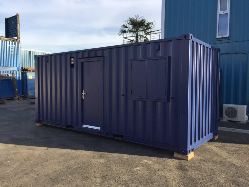 Cabine de chantier bureau portable 20 x 8 pieds